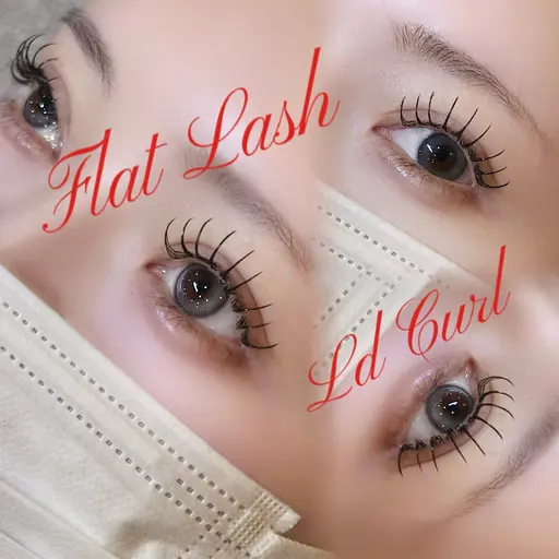 🎼🌬🎹アップワードラッシュ フラットラッシュ120ほん➕下まつげ40本(オフ込み)🎹🎼🌬