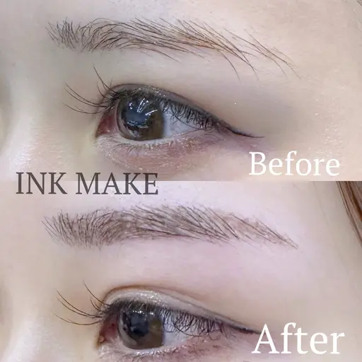 【インクメイク】眉アート　１回施術