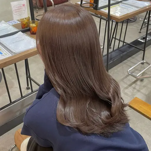 【🌟4月予約限定🌟】ツヤ髪ケラチンカラー🩵＋髪質改善トリートメント