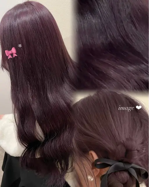 【⠀人気No.1🎀 】前髪カット＋うる艶カラー＋水素トリートメント