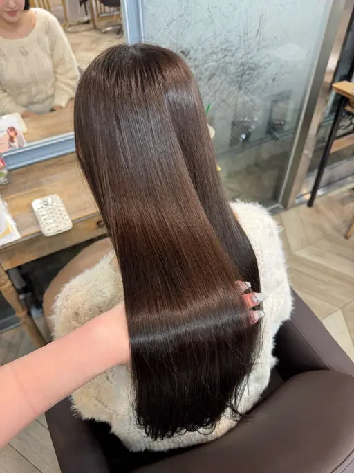 🩶 髪質改善ストレート＋3step treatment 🩶