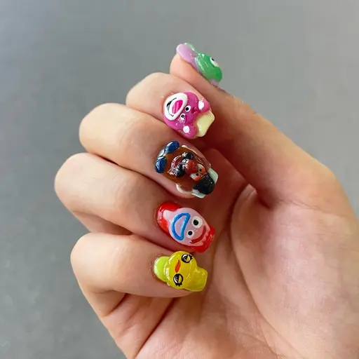 【オフなし】推しキャラOK🎨オーダー3Dパーツ5個まで◎アートし放題90分※補足説明を必ずご確認ください