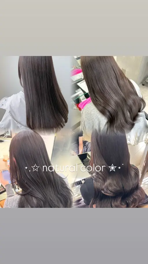 《️🫧one colorで叶える🫧》透明感カラー.⋆𝜗𝜚(肩下ロング料金＋￥1100)