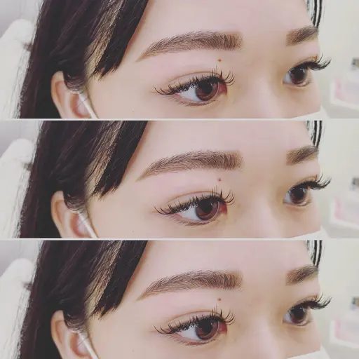 他店オフ無料⛄️軽くて長持ちフラットラッシュ両目100本/他店つけたし🆗アイシャンプー付きまつエク🫧