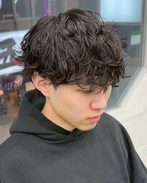 🉐〖平日限定！！！〗メンズカット＋パーマ ‪🐈‍⬛[ シャドウ/波巻き/ツイスパ/ニュアンス]