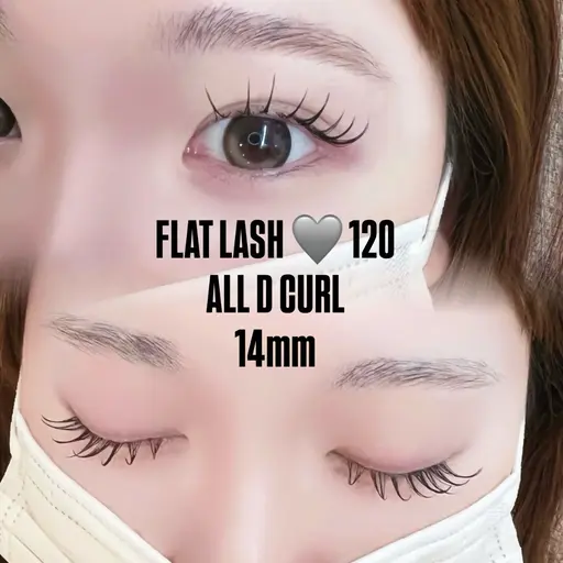 マツエク100本➕束感コーティング🖤🎀