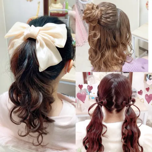 平日ヘアセット
