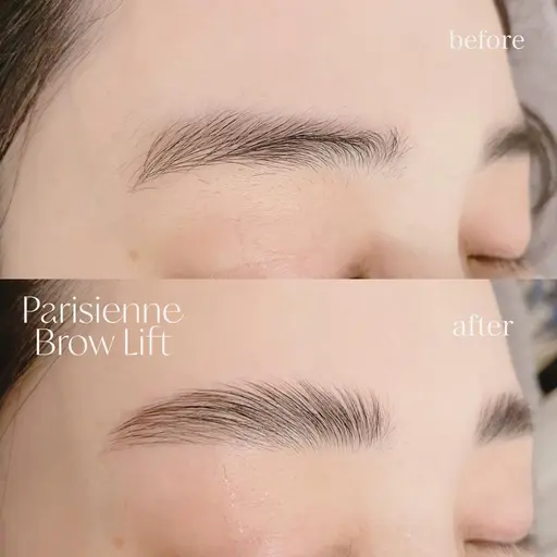 ✧ パリジェンヌラッシュリフト+眉WAX 骨格から割り出す黄金比デザイン