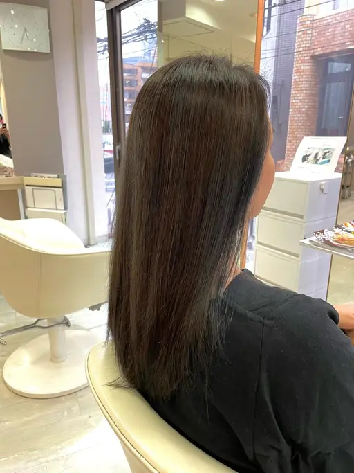 ✨人気No.1✨カット×ダメージレスカラー(リタッチ、白髪染めも可)＆泡トリートメント