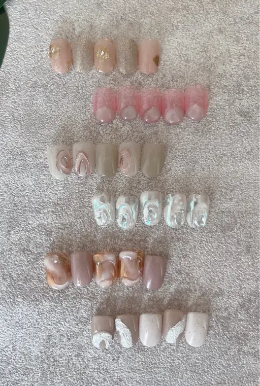 🉐おすすめ🌈ニュアンスネイル+甘皮ケア＋保湿オイル