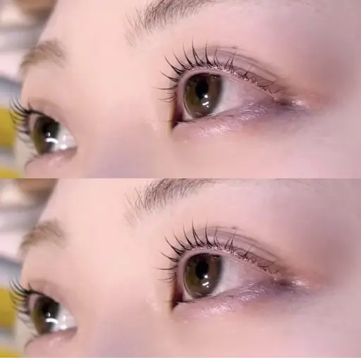 王道かわいい♡韓国まつげパーマモデル美容液コーティング仕上げ付き🎀