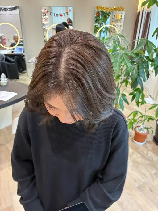 【ブリーチ無しダブルカラー】🌿透明感・抜け感が欲しい方に