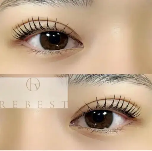 まつ毛パーマ上下