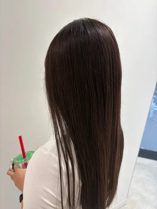 縮毛矯正＋ケアトリートメント【カット無し/シャンプー・ブロー込み】