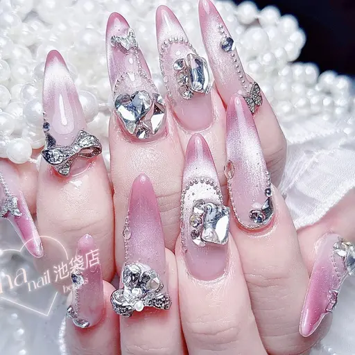 冬⛄️限定【チップ長さだ】🎀プラチナ🎀持ち込み120分やりつけ放題🎀🎀