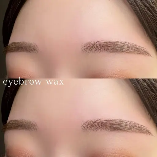 【👑人気メニュー👑】骨格似合わせ🪄アイブロウワックス脱毛🤍［間引き・カット・メイクレクチャー🉑］
