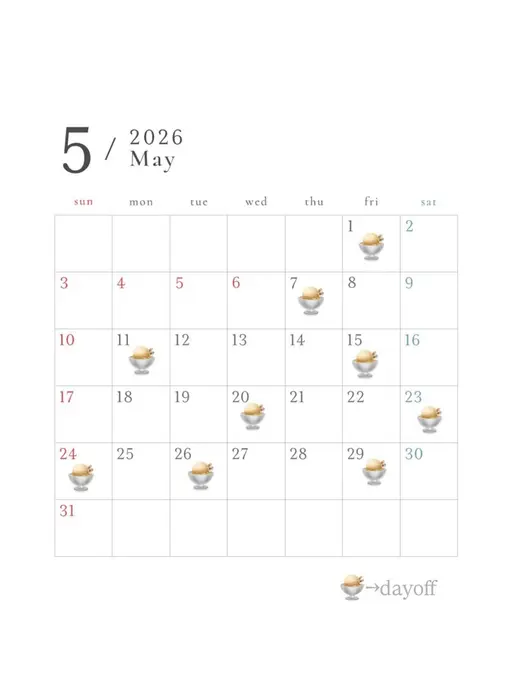 ♡ monthly schedule ♡