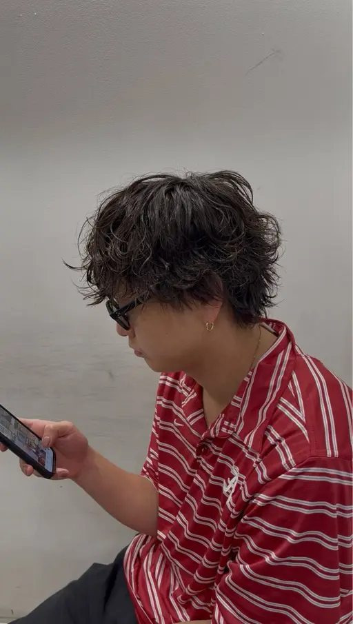 【‼️4月25日18時​〜​限定‼️】パーマのみの施術を無料施術🍃男性限定⚠️