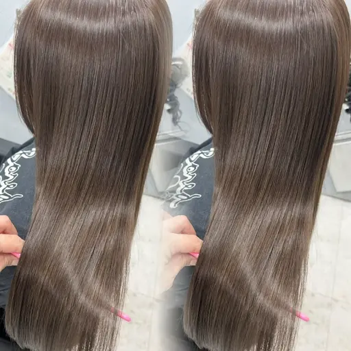 【ブリーチなし🌿】カット➕透明感カラー➕1stepトリートメント