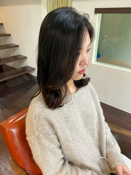 韓国ヘアカット＋韓国風パーマ🇰🇷