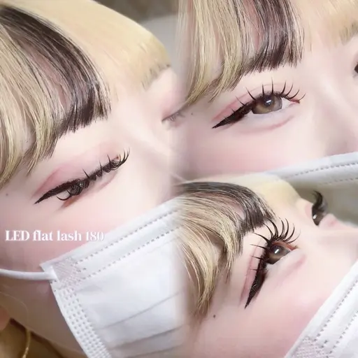 🫧5月オープン記念価格 / 期間限定🫧【オフ込】 ྀི LED Flatlash 120本♡コーティング付  ྀི