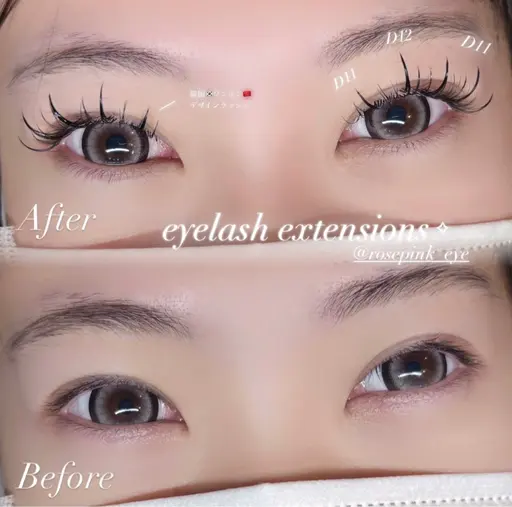 《newメニュー限定価格》🩵韓国デザインラッシュ＋アイシャンプー【モニター価格】※目元の撮影有