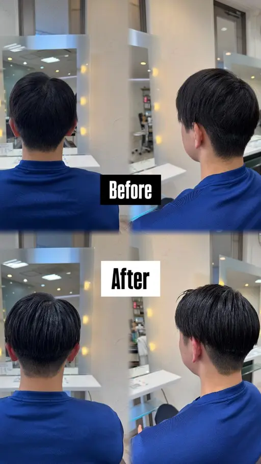【雰囲気変えたい方】攻めすぎない刈り上げメンズカット💇🏽/襟足あり不可/カットモデル
