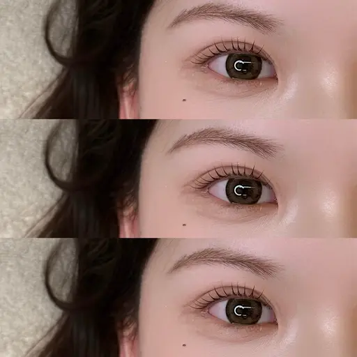 上まつげパーマ+束感コーティング付き🩵*.+ﾟ