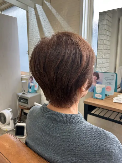 ワンカラーショート＆シャンプーブロー込み