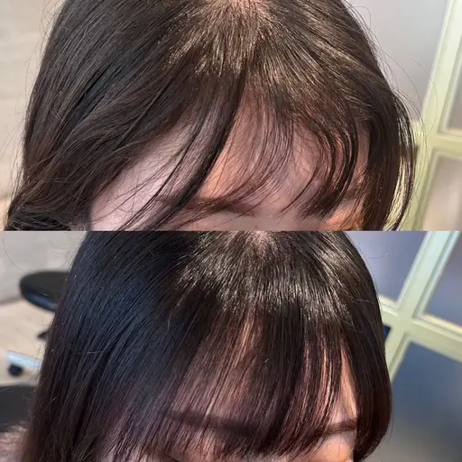 【ナチュラルな縮毛矯正】⭐️前髪縮毛矯正+似合わせカット⭐️