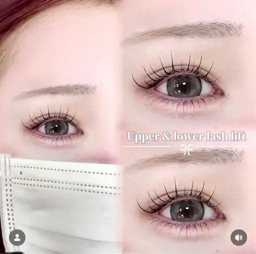 🪄デカ目効果👀✨上下まつ毛パーマ🩶美容液コーティング付き🫧