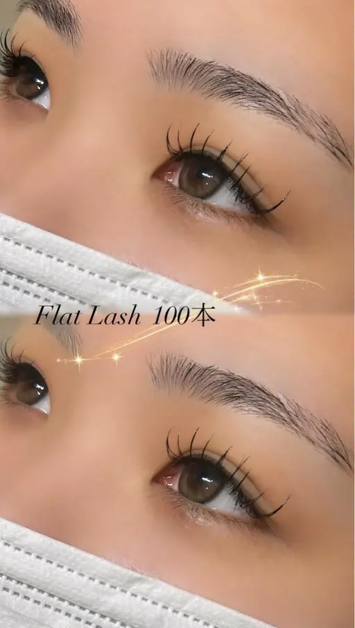 練習モニター様募集🙌🏽　セーブルラッシュ100本¥1,100（税込）（フラットラッシュ変更＋¥550）⚠️4月末まで