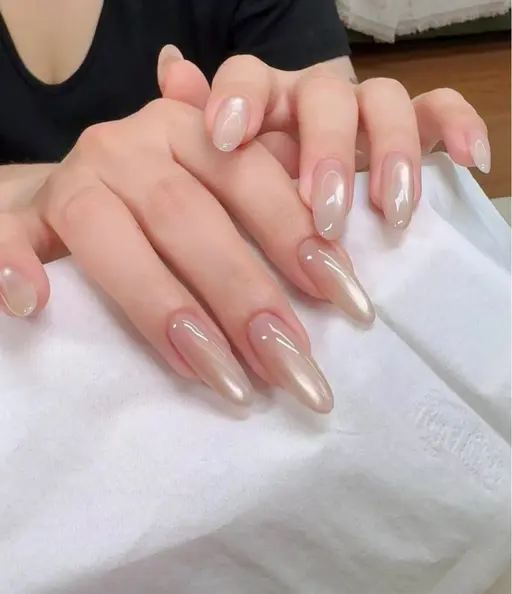 【初回ジェルオフ無料／長さだしオフ1100円】初春人気No.1 ワンホンマグネットネイル ★上品うる艶