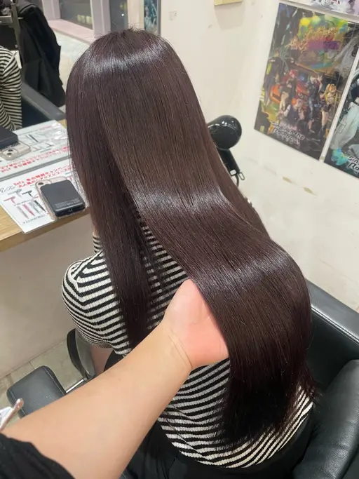 🍫本日限定🍫うる艶ワンカラー＋トリートメント⭐️ワンカラー/カラー/艶カラー/透明感カラー