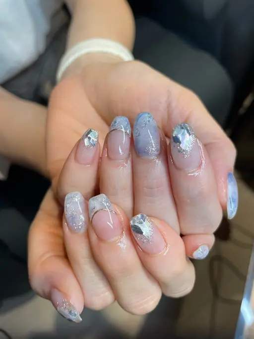 ⭐︎持ち込みデザイン⭐︎爪が痛まないパラジェル＋アート