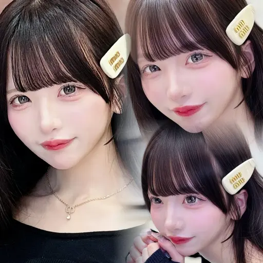 🔴前髪メンテ×美髪　前髪縮毛矯正x小顔カット✖️艶カラー✕高保湿スチームトリートメント　ロング料金なし　韓国ヘア