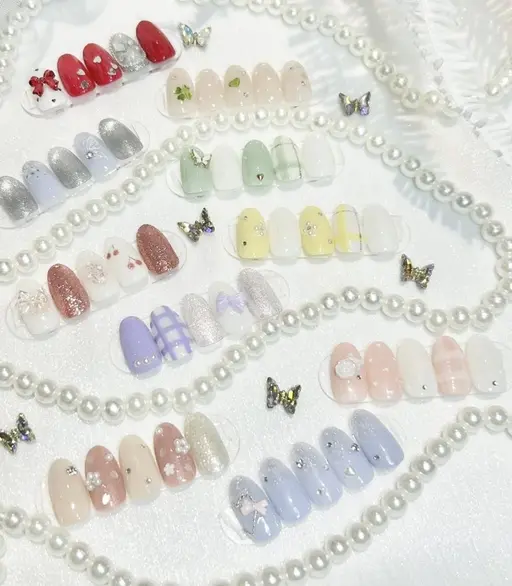 【HAND】⭐️ オフなし⭐️【季節限定】梅雨ネイル🩵🌧️