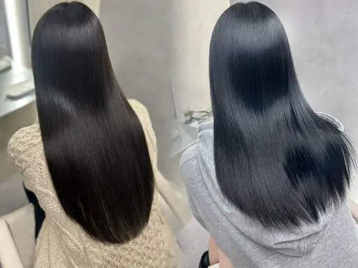 【平日💝限定クーポン】カット➕カラー➕髪質改善スタンダードトリートメント🩵🩵