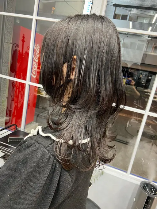 【ご新規様限定】カット+プレミアムカラー+TOKIOトリートメント　#ウルフ#ショート#レイヤー