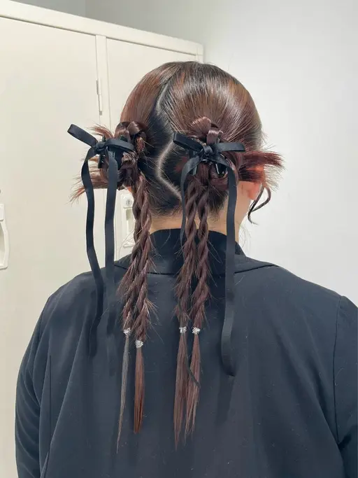 【結婚式や二次会におすすめ❣️】パーティヘアアレンジ🪽