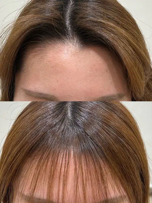 前髪の分かれ癖や浮き癖をなおす👀クロスパーマ！！前髪カット込🌟