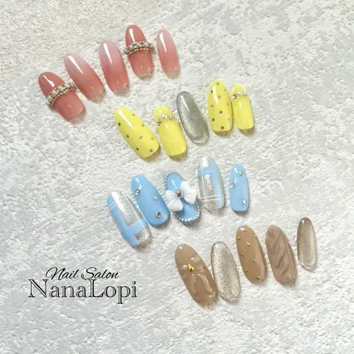 【ジェル】 冬の定額デザイン❄️8種類から選べる♡