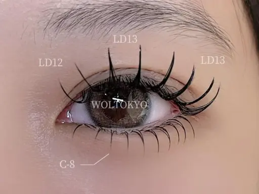 ⭐️マツエク上下⭐️セーブル/フラットラッシュ✨上100本/下40本