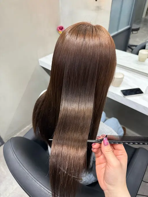 【カラーモデル募集中】艶カラー🩷艶出トリートメント🎀
