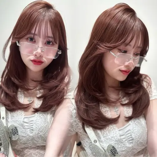 ✨️🍒大人気カラー🍒✨️レッドブラウン限定❣️ワンカラーメニュー🪄➕ケアトリートメント付き❣️ロング料金なし✨️