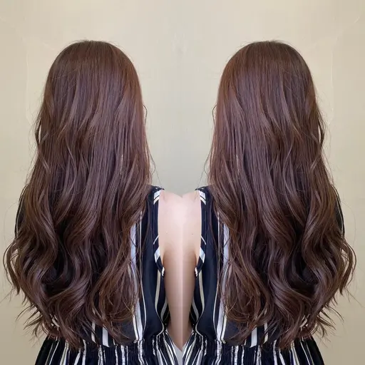 高級人毛100%シールエクステ60本＋ワンカラー＋カット