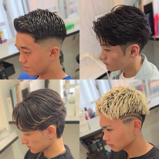 メンズカット【シャンプーあり／セットあり⠀】