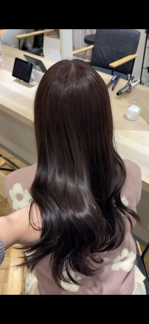 【人気No.1✨️】髪質改善ケアカラー＋3stepトリートメント🫧🎀