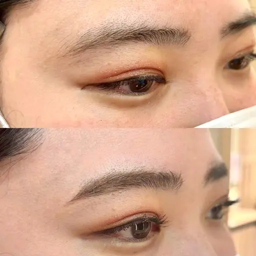 パリジャンブロウ眉毛矯正＋眉カット