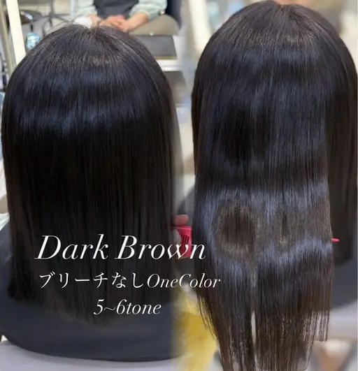 白髪染めリタッチモデル (⚠️トーンダウン限定)